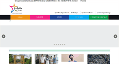 Desktop Screenshot of lasalle-bourges.net