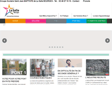 Tablet Screenshot of lasalle-bourges.net